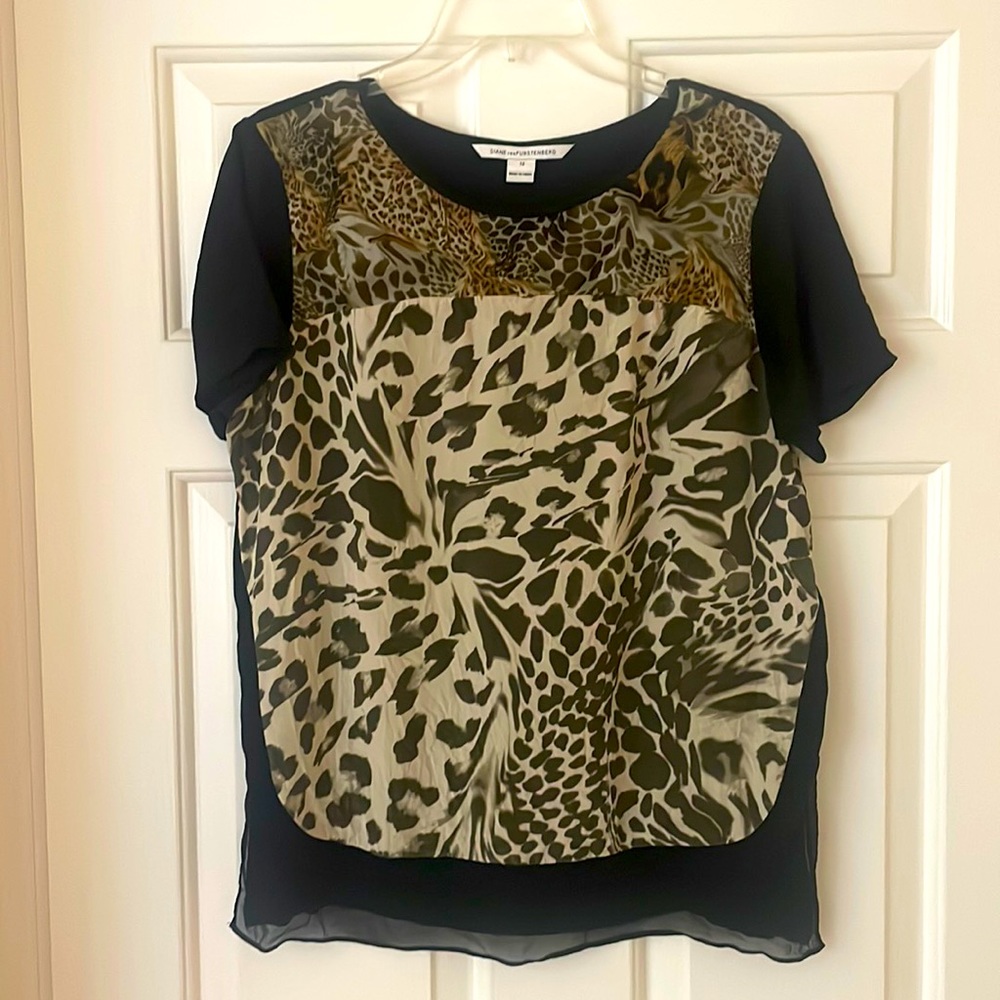 DVF Animal Blouse